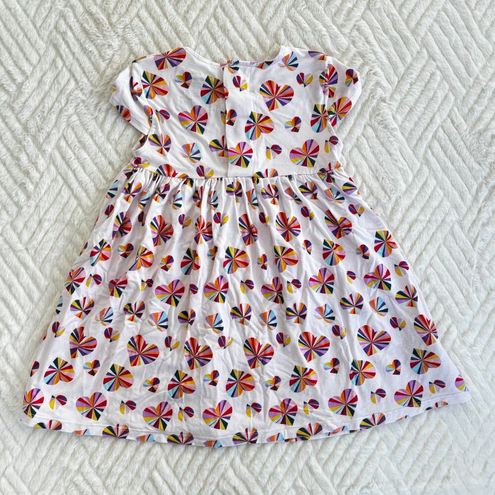 Magnetic Me Girls Twirl Dress 3T Heart Print Modal Magnetic Back Closure - Picture 2 of 5